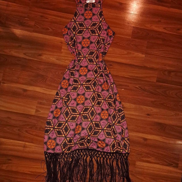 Cosmic Drifters Handmade Artisan Astrology Occult Witchy Geometric print Boho dr - Picture 1 of 4